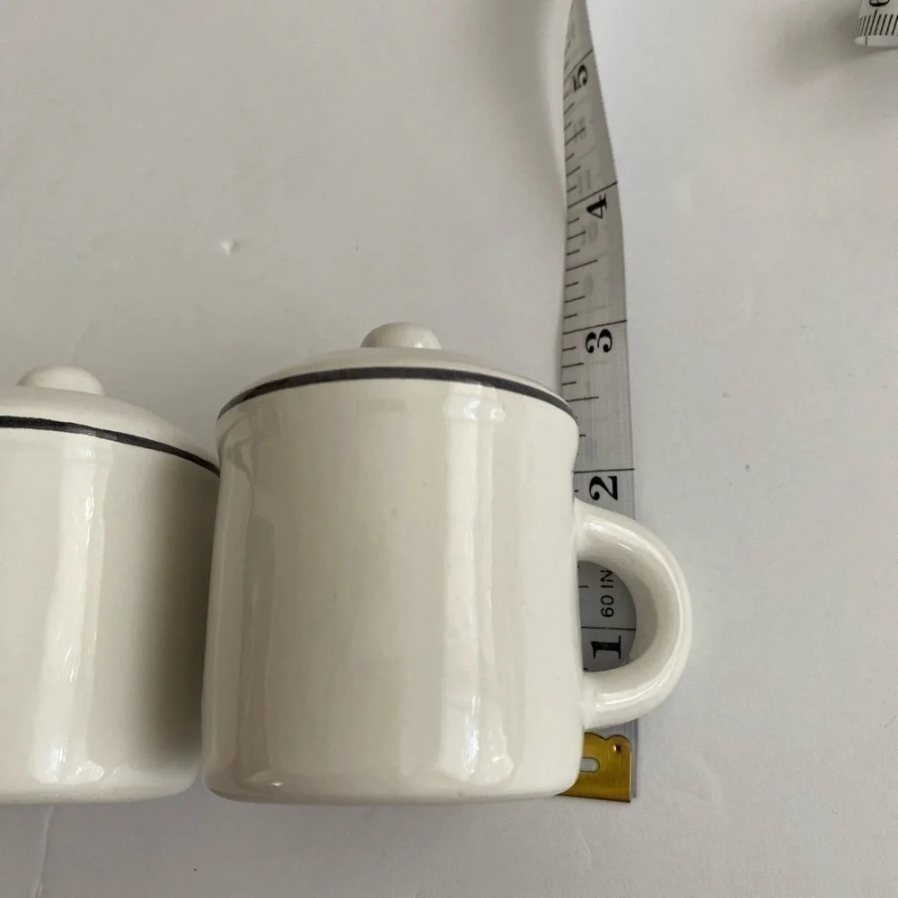 Tableware salt & pepper ceramic set